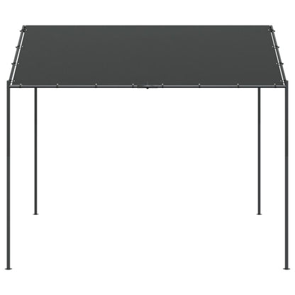 Tenda a Baldacchino Antracite 4x4 m in Acciaio e Tessuto | homemem39