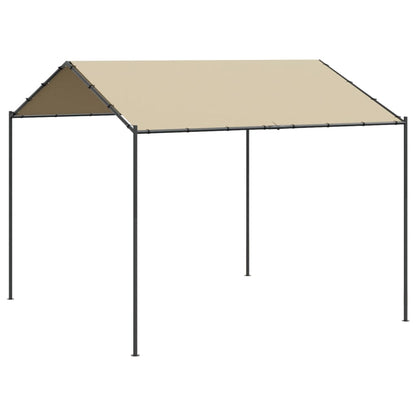Tenda a Baldacchino Beige 4x4 m in Acciaio e Tessuto | homemem39