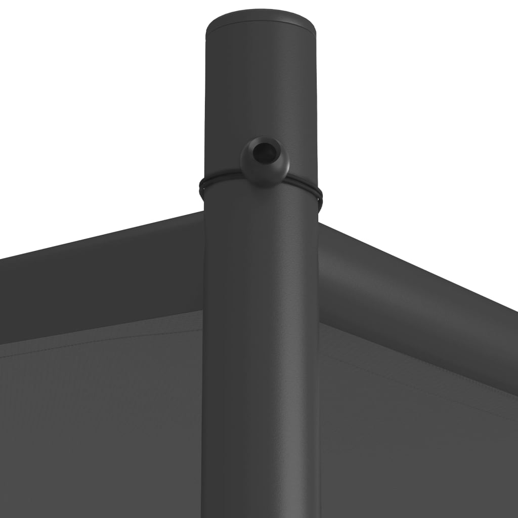 Gazebo Antracite 3x3 m 180 g/m² Tessuto e Acciaio | homemem39