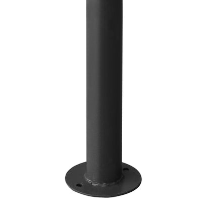 Gazebo Antracite 3x3 m 180 g/m² Tessuto e Acciaio | homemem39