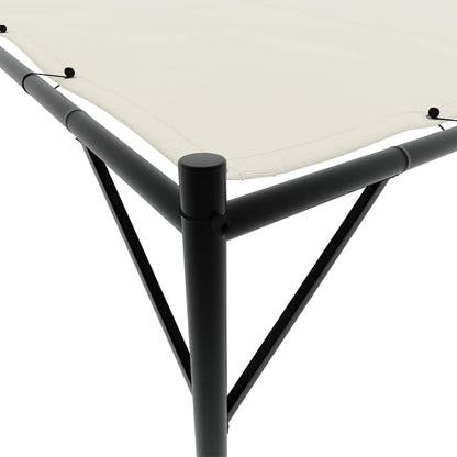 Gazebo Bianco 4x4 m 180 g/m² Tessuto e Acciaio | homemem39