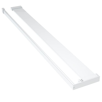 Mensola Doccia per Parete Doccia Walk-in Cromo 90 cm Alluminio - homemem39