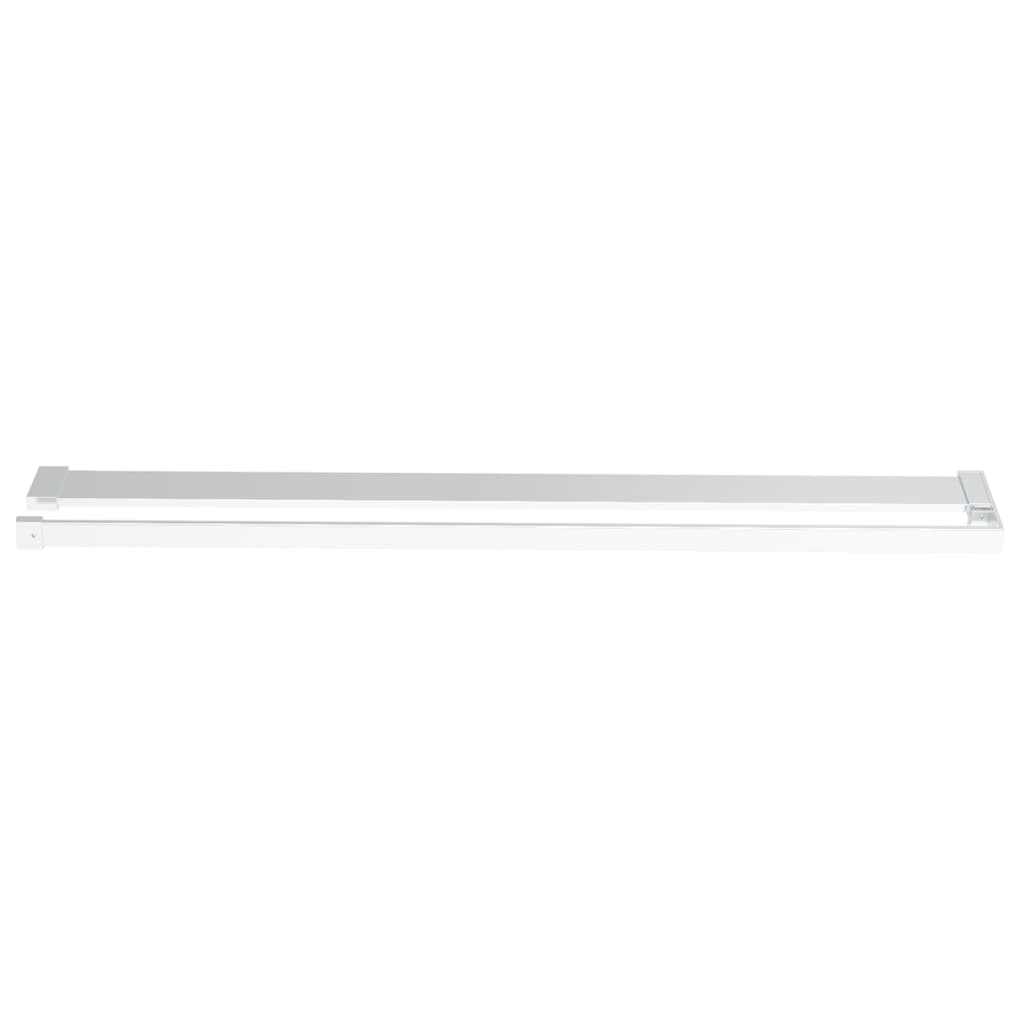 Mensola Doccia per Parete Doccia Walk-in Cromo 90 cm Alluminio - homemem39