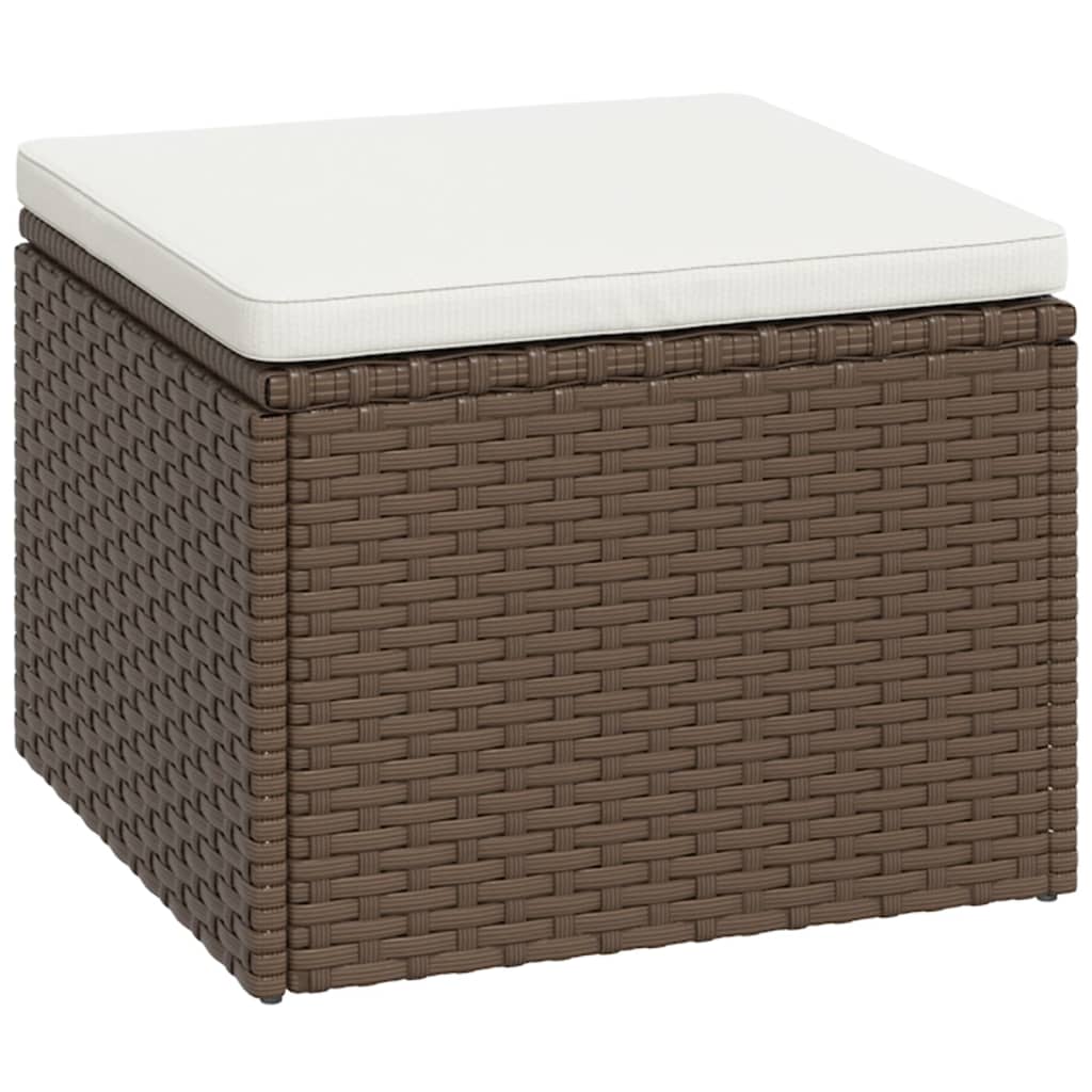 Set Mobili da Giardino Marrone in Polyrattan | homemem39
