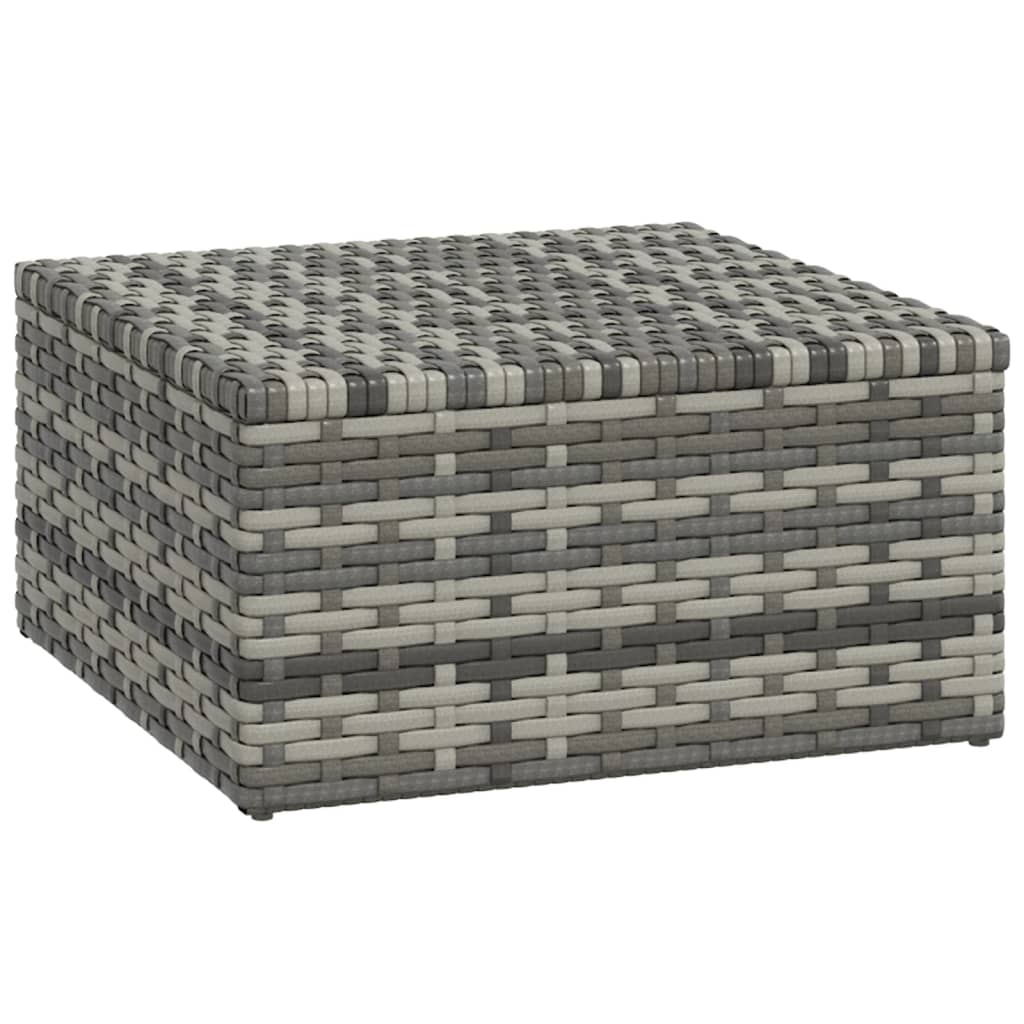 Set Divani da Giardino 3 pz con Cuscini in Polyrattan Grigio - homemem39