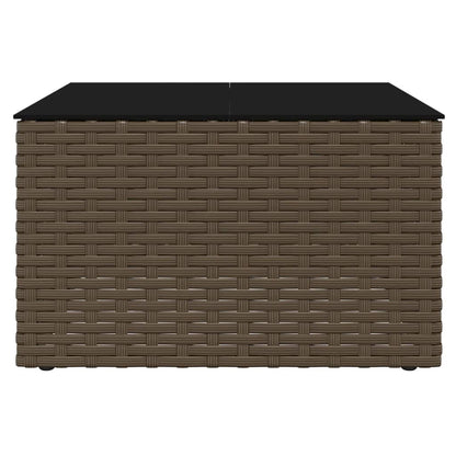 Set Divani da Giardino 2 pz con Cuscini in Polyrattan Marrone - homemem39