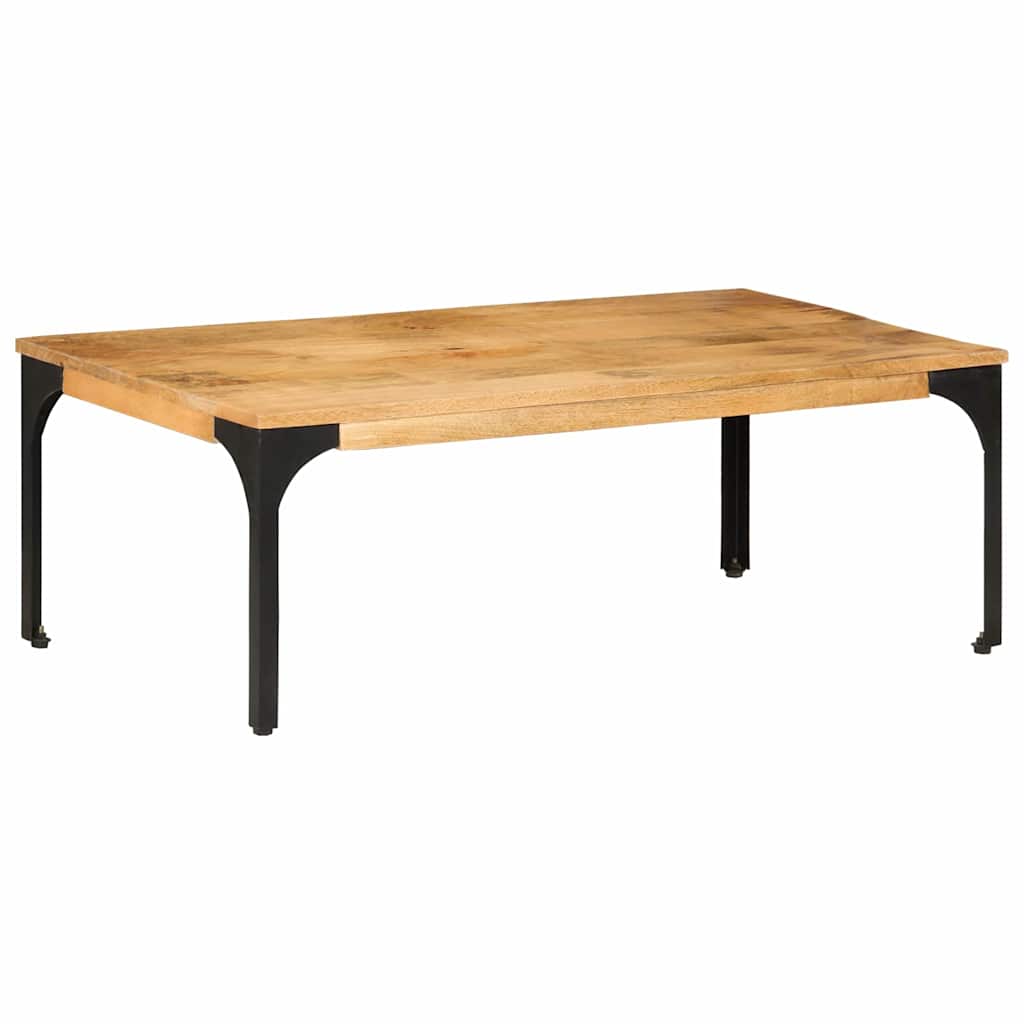 Tavolino da Salotto 100x55x35 cm in Legno Massello di Mango | homemem39
