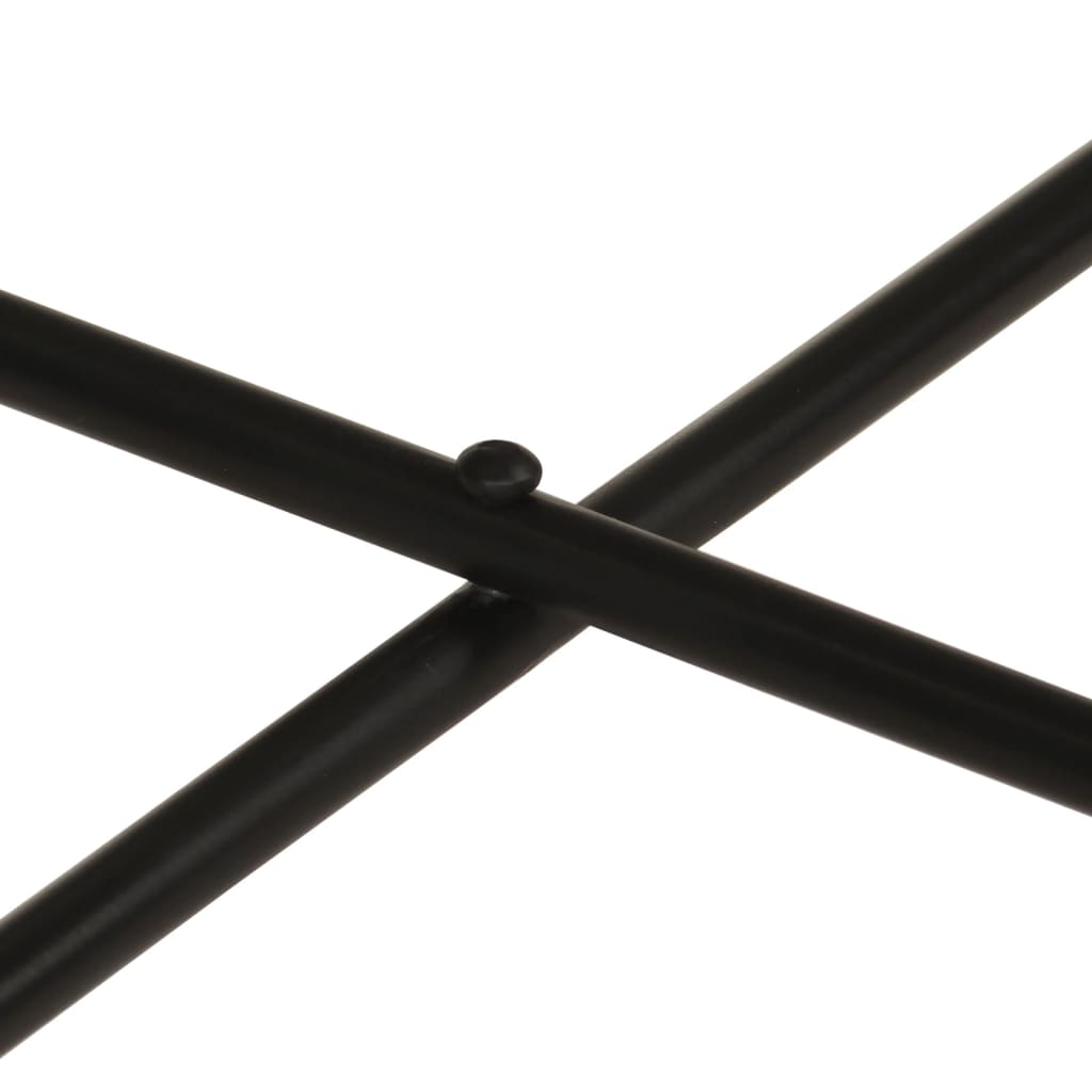 Tavolini da Soggiorno 2 pz Ottone e Nero in Metallo