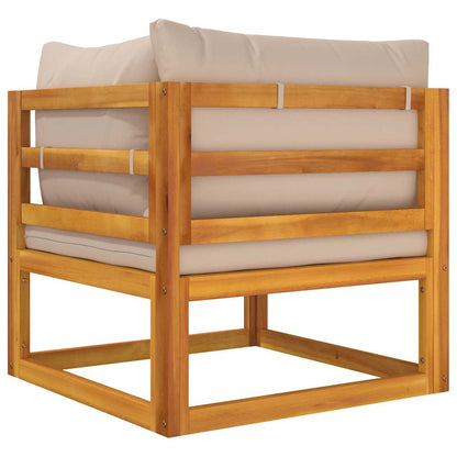 Set Divani da Giardino 2pz con Cuscini Legno Massello Acacia | homemem39