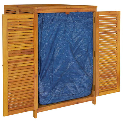 Contenitore da Giardino 70x87x104cm in Legno Massello di Acacia | homemem39