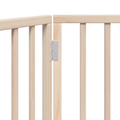 Cancelletto per cani pieghevole a 3 pannelli 150 cm in legno di pioppo | homemem39