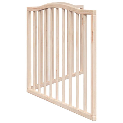 Cancello per Cani Pieghevole 2 Pannelli 160 cm Legno di Pioppo | homemem39
