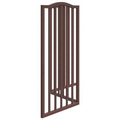 Cancello Cani Pieghevole 3 Pannelli Rovere Marrone 150cm Pioppo | homemem39