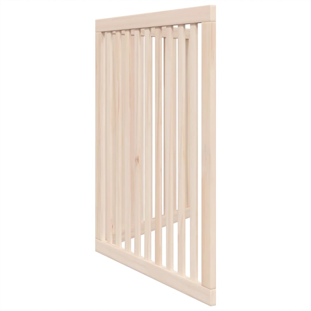 Cancello per Cani Pieghevole 2 Pannelli 160 cm Legno di Pioppo | homemem39