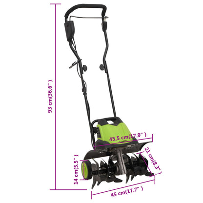 Fresa da Giardino Elettrica con 6 Lame 1500 W | homemem39