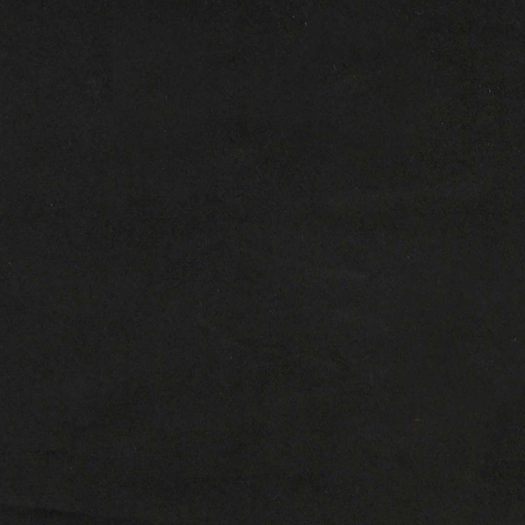 Divano Letto con Cuscini Nero in Velluto - homemem39