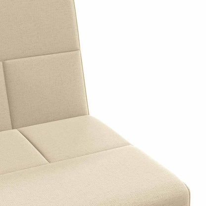 Divano Letto con Portabicchieri in Tessuto Crema | homemem39