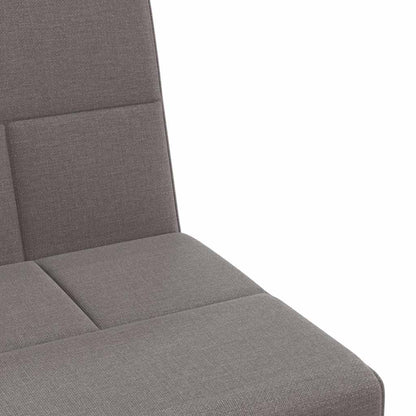 Divano Letto con Portabicchieri in Tessuto Tortora | homemem39