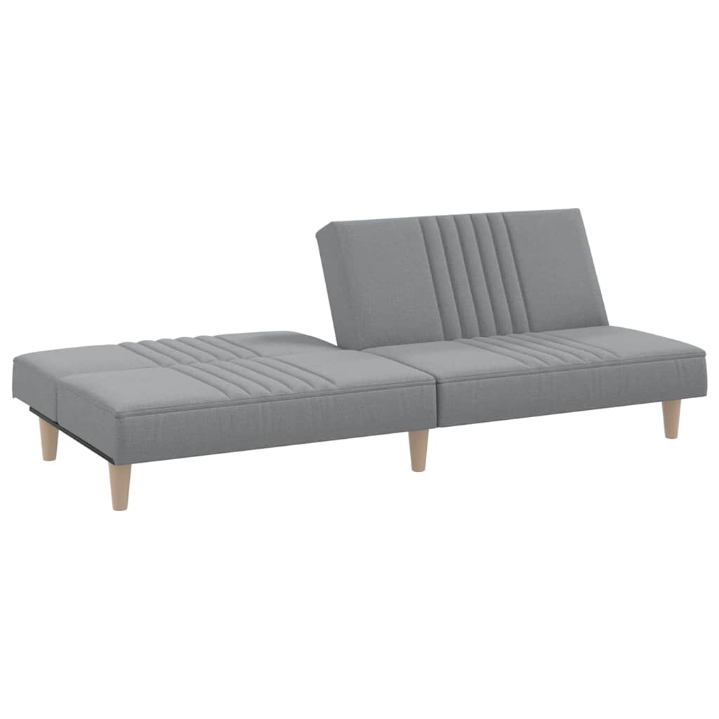 Divano Letto Grigio Chiaro in Tessuto | homemem39