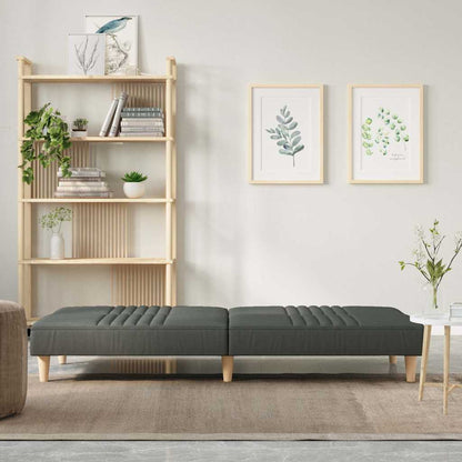Divano Letto Grigio Scuro in Tessuto | homemem39