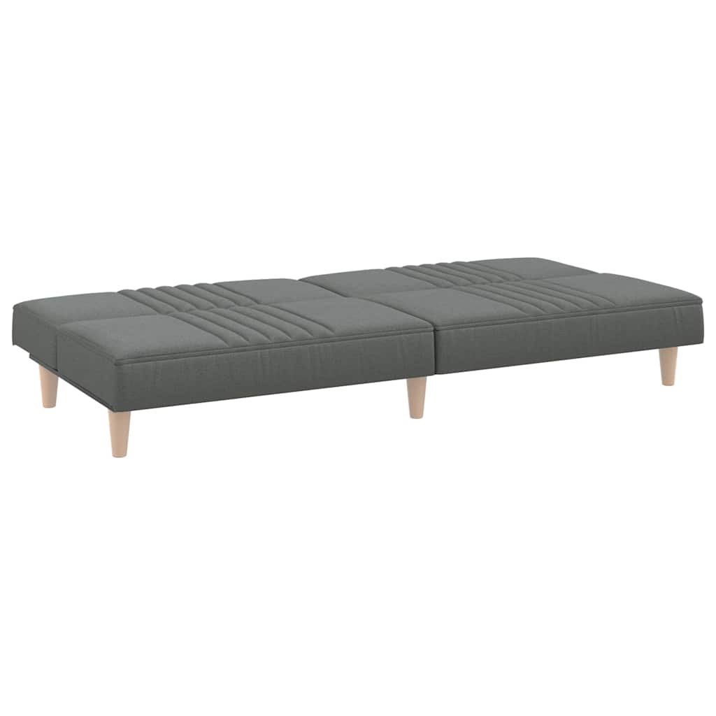 Divano Letto Grigio Scuro in Tessuto | homemem39