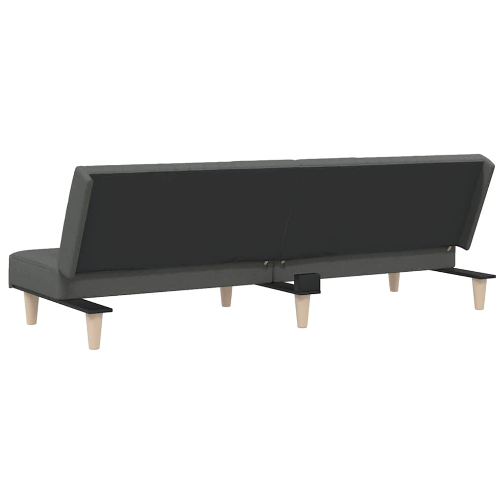 Divano Letto Grigio Scuro in Tessuto | homemem39