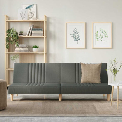 Divano Letto Grigio Scuro in Tessuto | homemem39