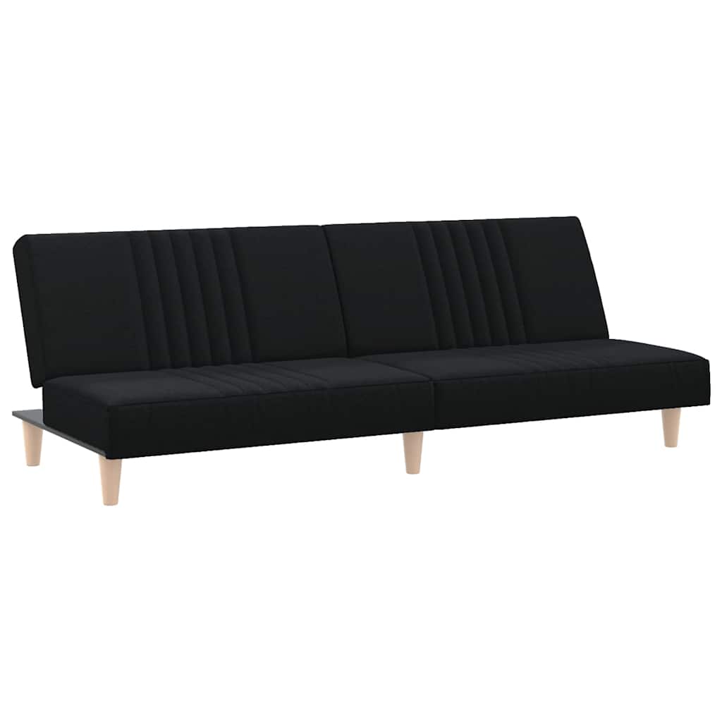 Divano Letto Nero in Tessuto | homemem39