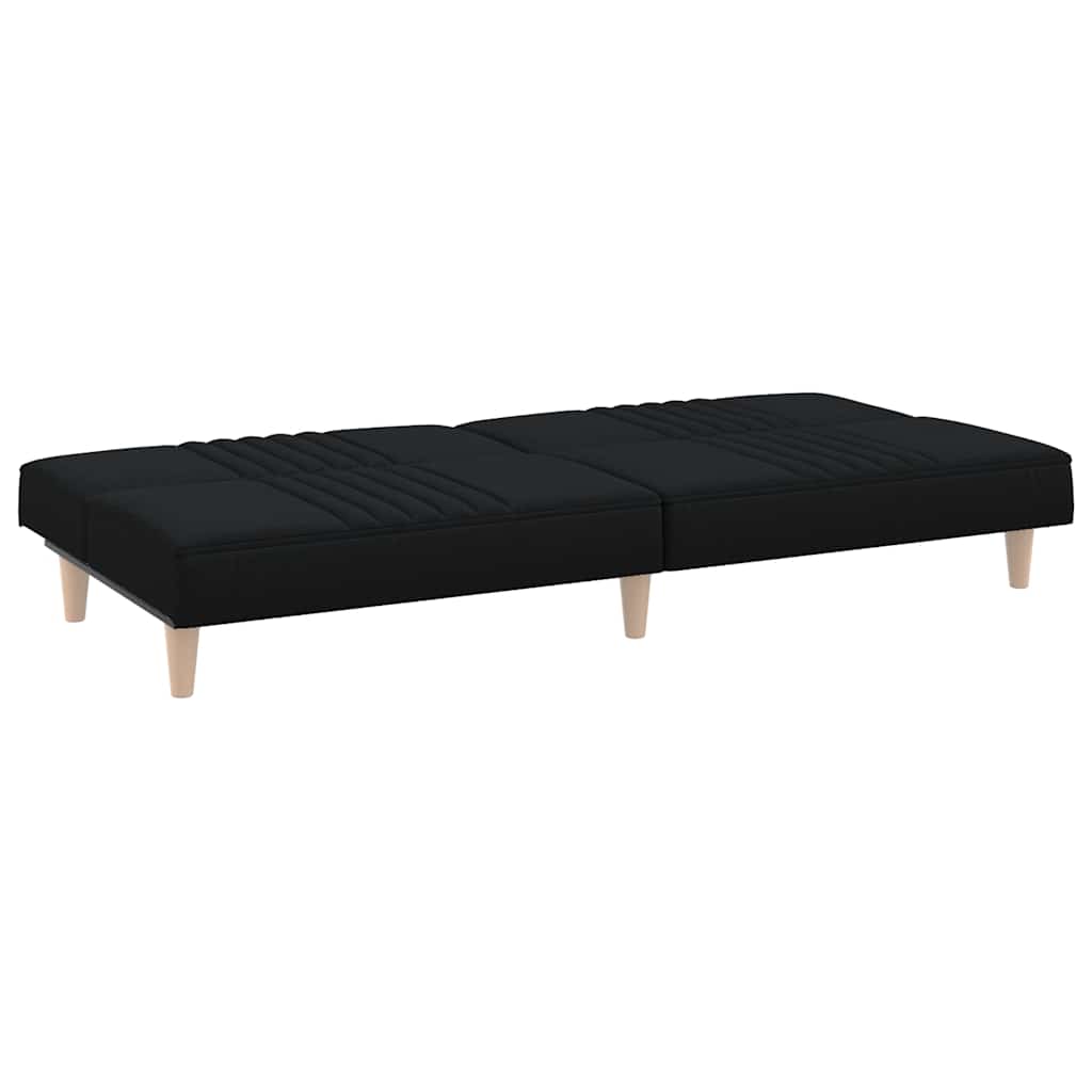 Divano Letto Nero in Tessuto | homemem39