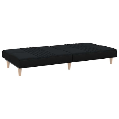 Divano Letto Nero in Tessuto | homemem39