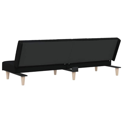 Divano Letto Nero in Tessuto | homemem39