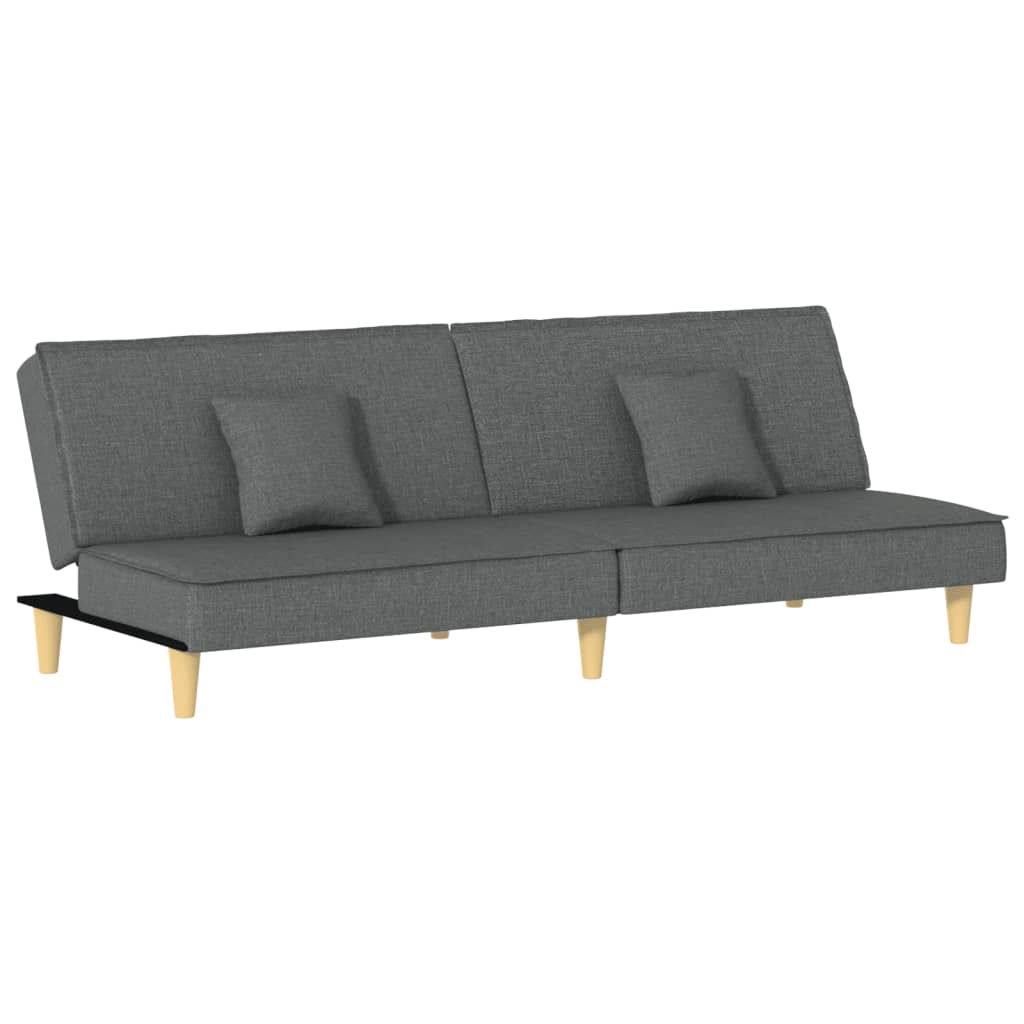 Divano Letto Grigio Scuro in Tessuto | homemem39