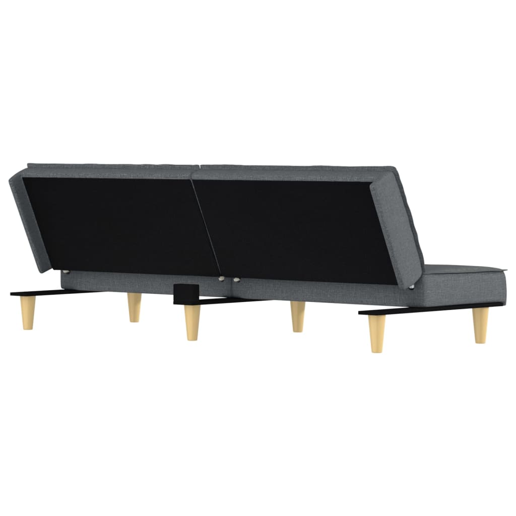 Divano Letto Grigio Scuro in Tessuto | homemem39