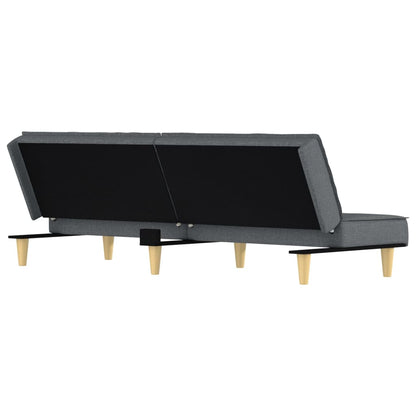 Divano Letto Grigio Scuro in Tessuto | homemem39