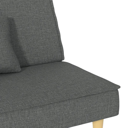 Divano Letto Grigio Scuro in Tessuto | homemem39
