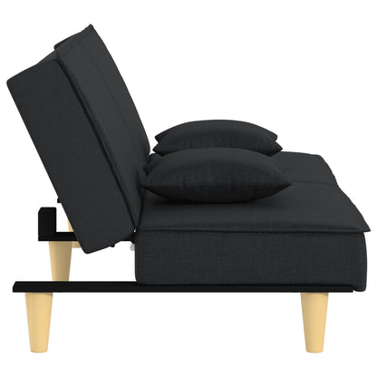 Divano Letto Nero in Tessuto | homemem39