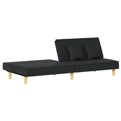 Divano Letto Nero in Tessuto | homemem39