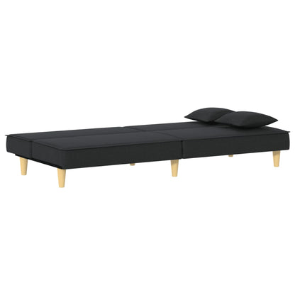 Divano Letto Nero in Tessuto | homemem39