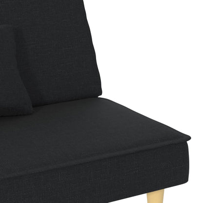 Divano Letto Nero in Tessuto | homemem39
