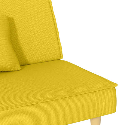 Divano Letto Giallo Chiaro in Tessuto | homemem39