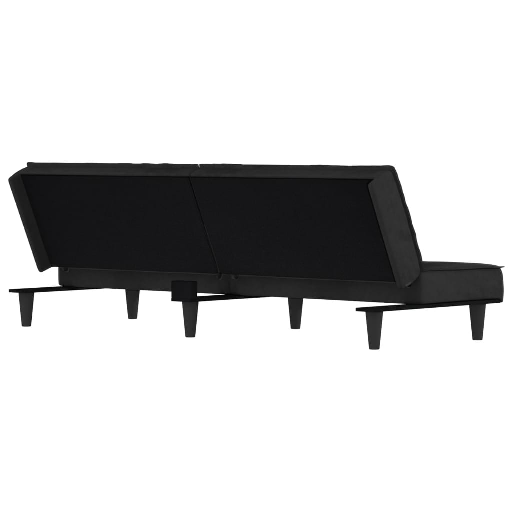 Divano Letto Grigio Scuro in Velluto | homemem39