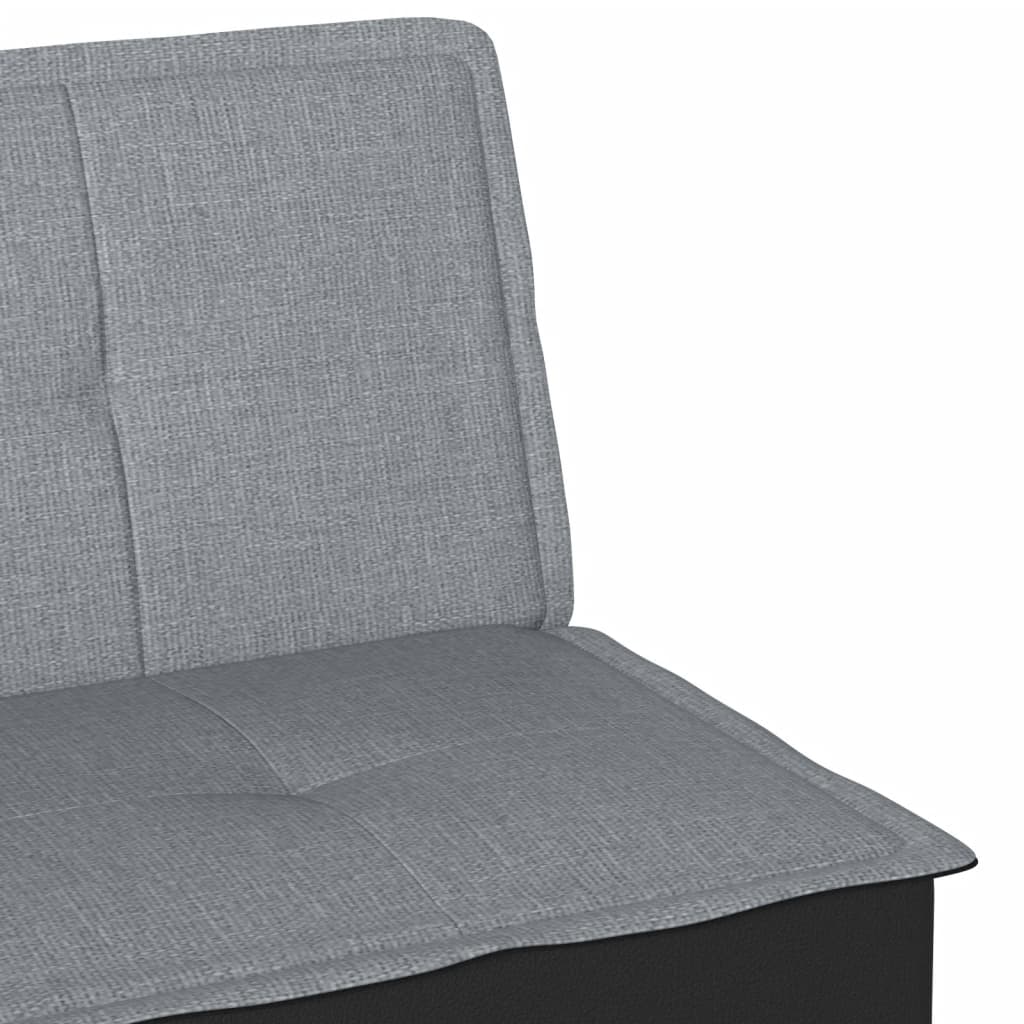 Divano Letto Grigio Chiaro in Tessuto | homemem39