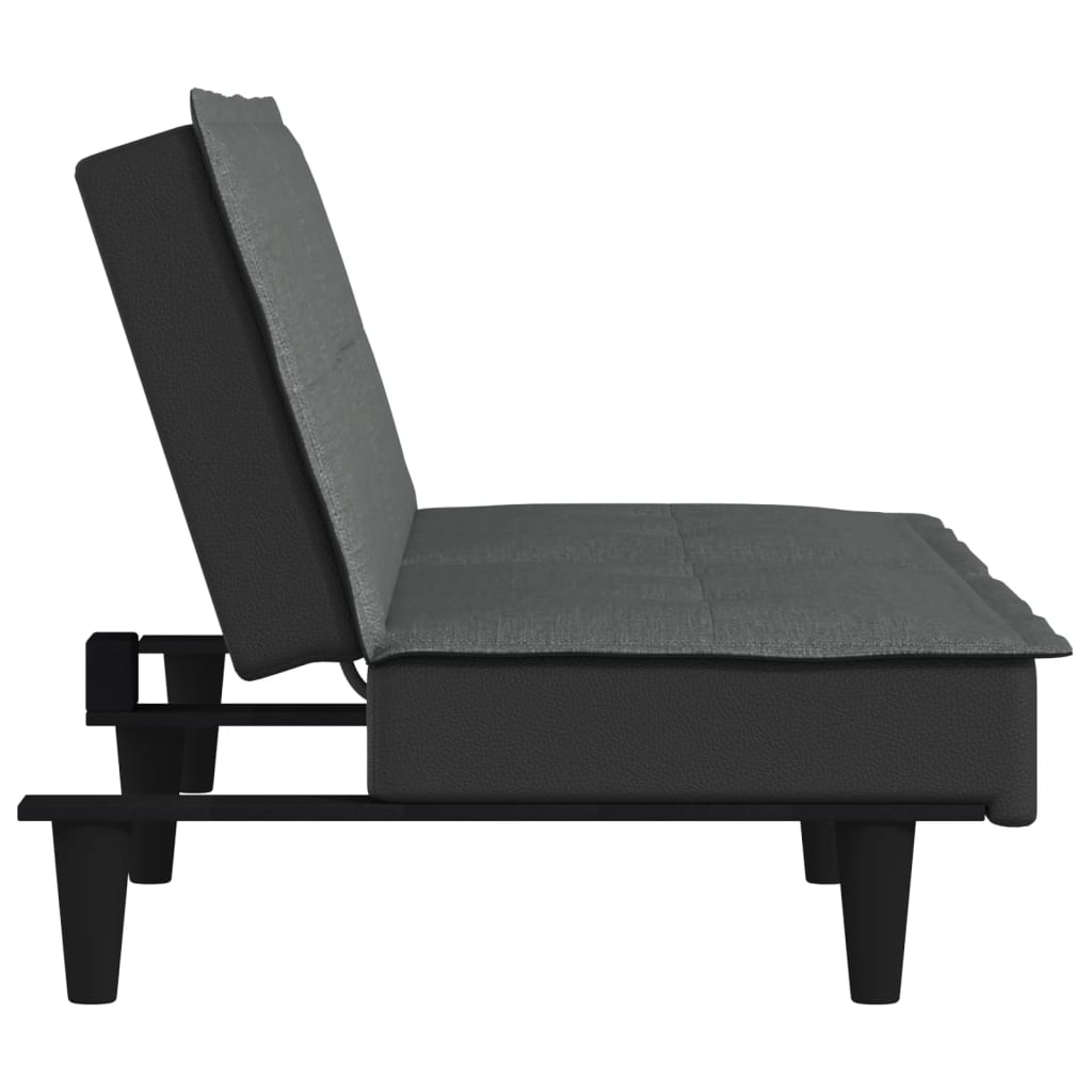 Divano Letto Grigio Scuro in Tessuto | homemem39