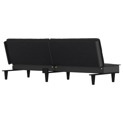 Divano Letto Nero in Tessuto | homemem39