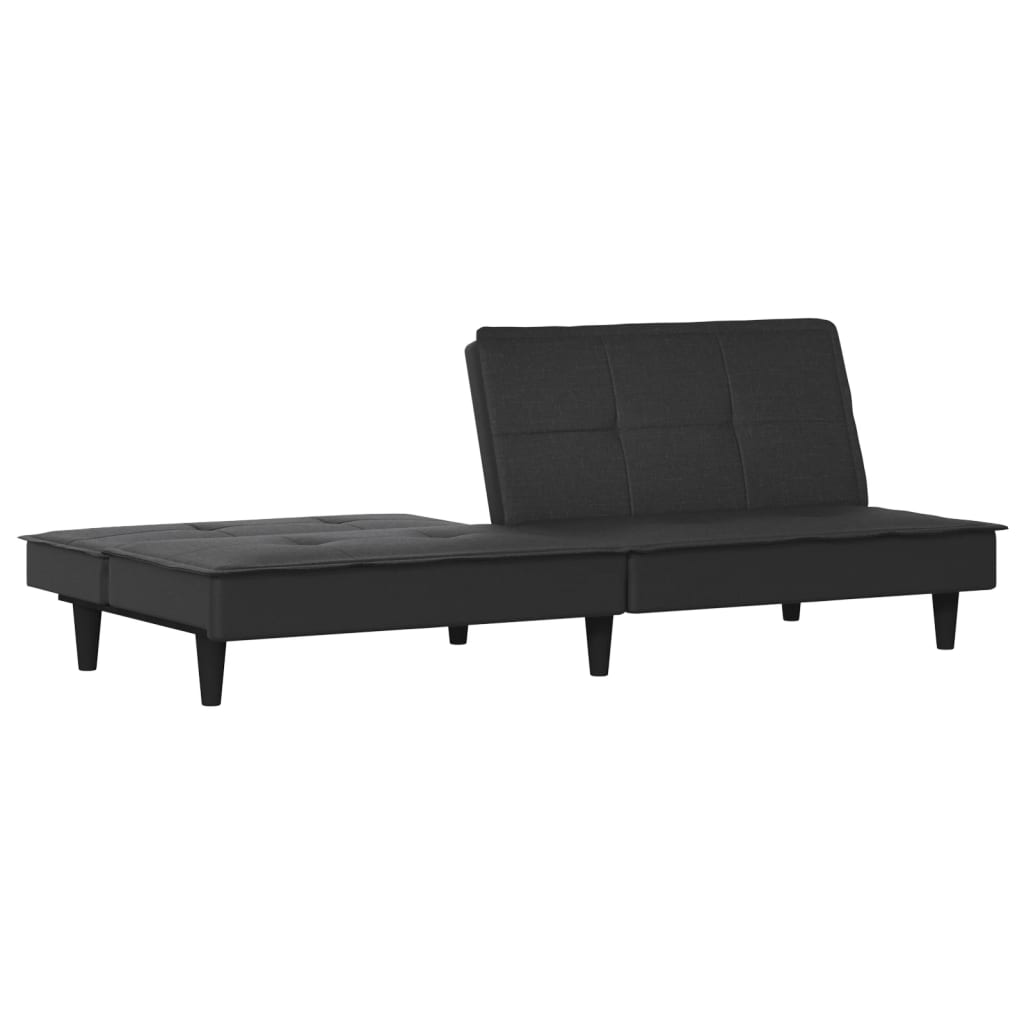 Divano Letto Nero in Tessuto | homemem39