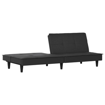 Divano Letto Nero in Tessuto | homemem39