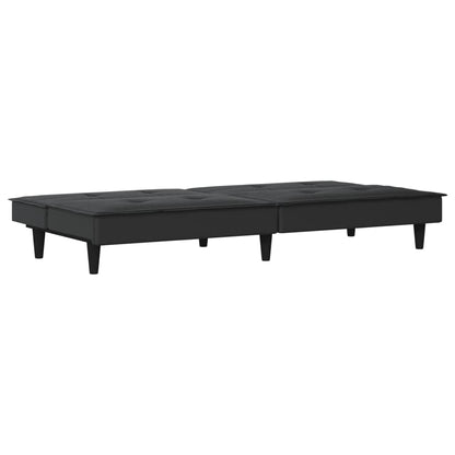 Divano Letto Nero in Tessuto | homemem39