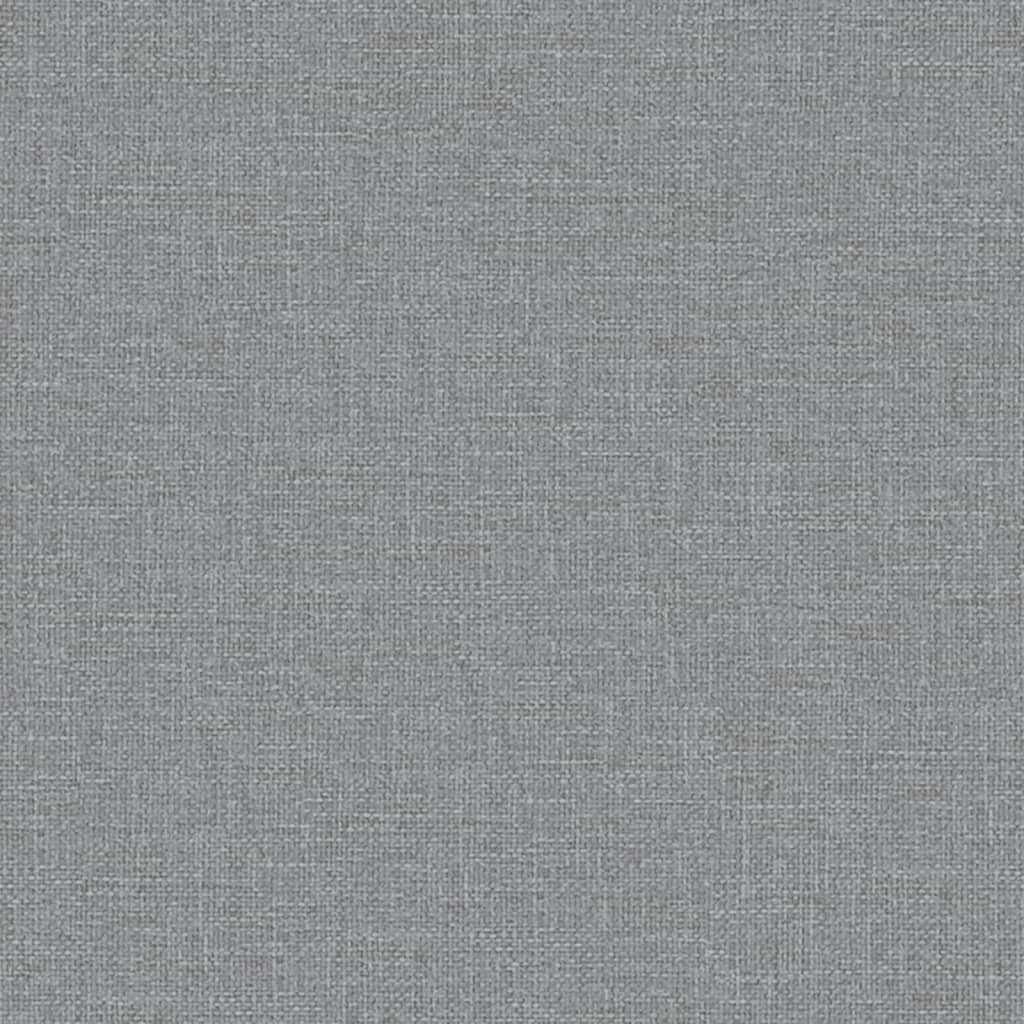 Divano Letto con Braccioli Grigio Chiaro in Tessuto | homemem39