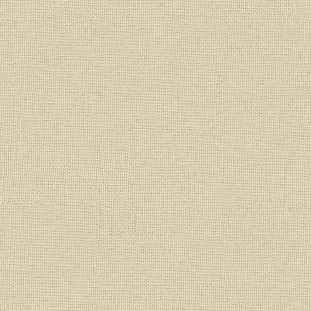 Divano Letto con Braccioli Crema in Tessuto | homemem39