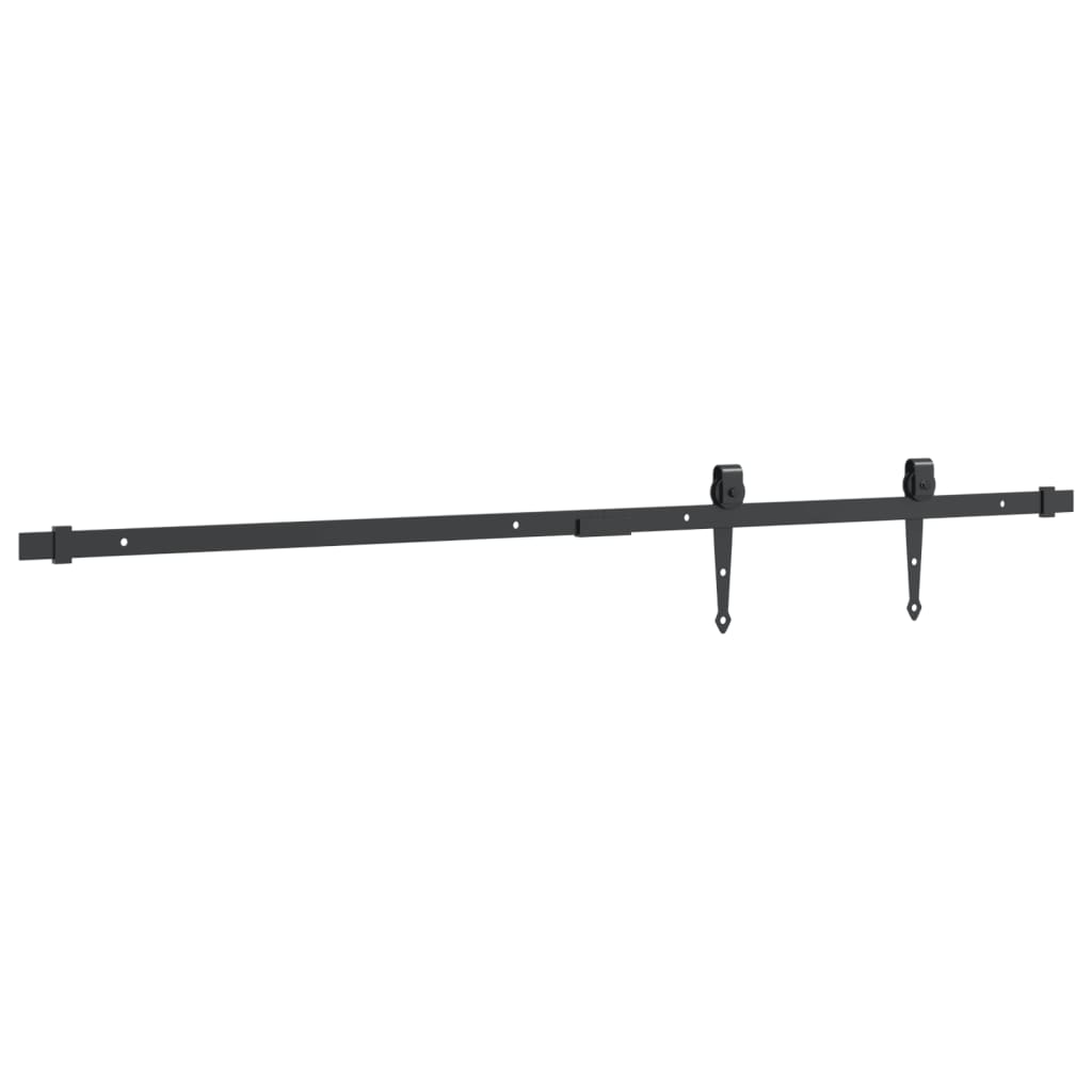Kit Mini Anta Scorrevole Armadio in Acciaio al Carbonio 122 cm | homemem39